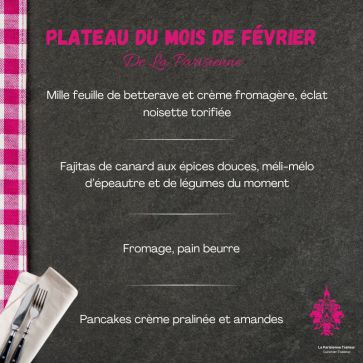 Plateau repas du mois traiteur La Parisienne Saint-Nazaire