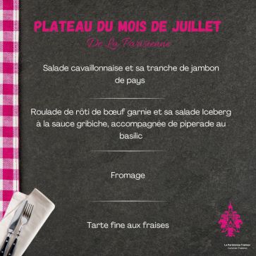 Plateau repas du mois traiteur La Parisienne Saint-Nazaire