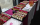 Buffet avec verrines, amuse-bouches et brochettes apéritives